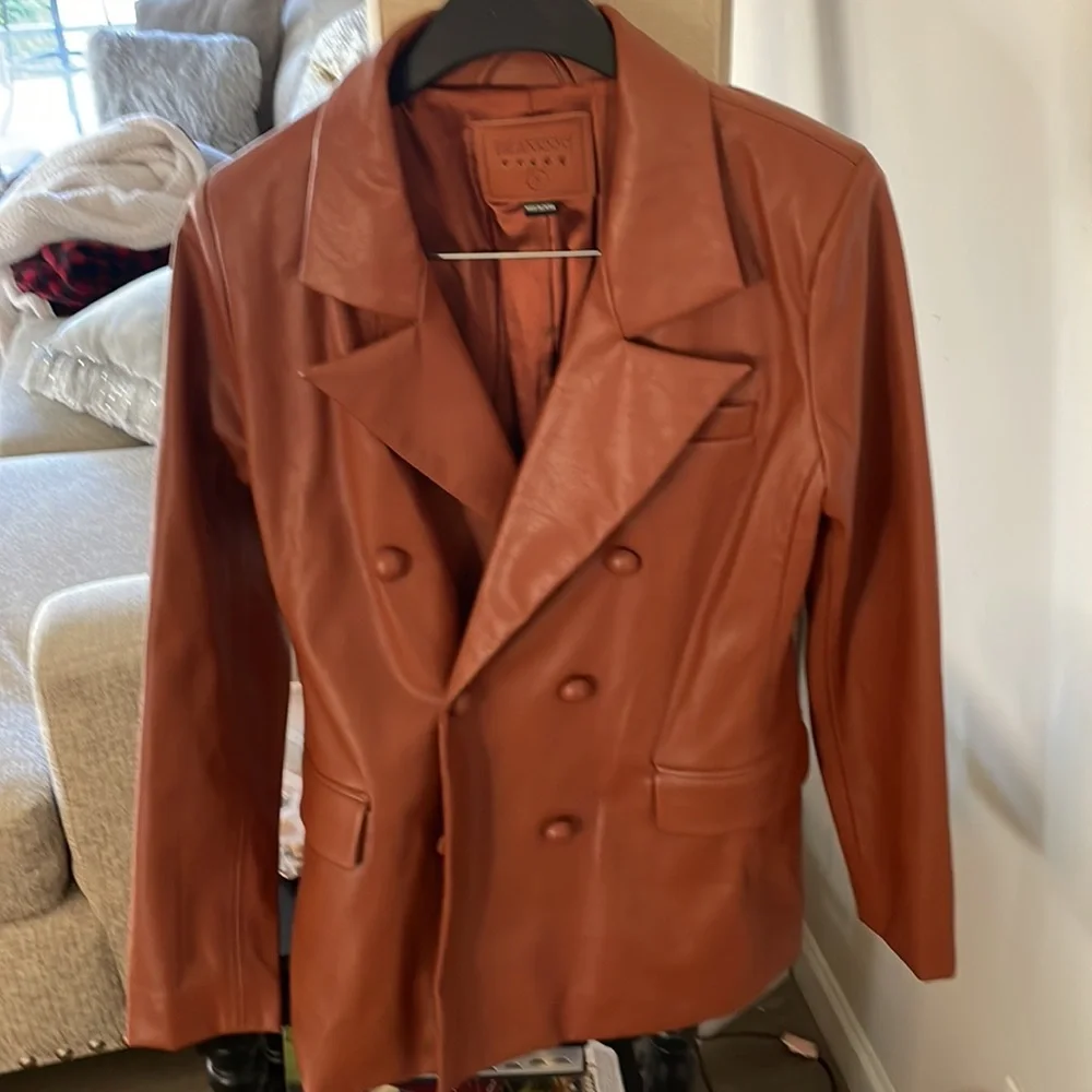 Blank nyc Vegan faux leather blazer - Picture 4 of 6